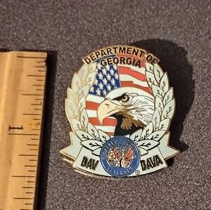 Department of Georgia DAV DAVA Disabled American Veterans & Auxiliary Eagle Pin